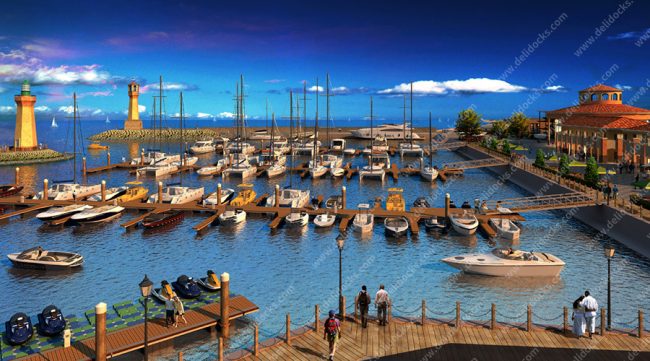 ALUMINUM FLOATING DOCKS