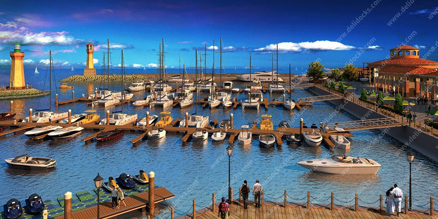 ALUMINUM FLOATING DOCKS