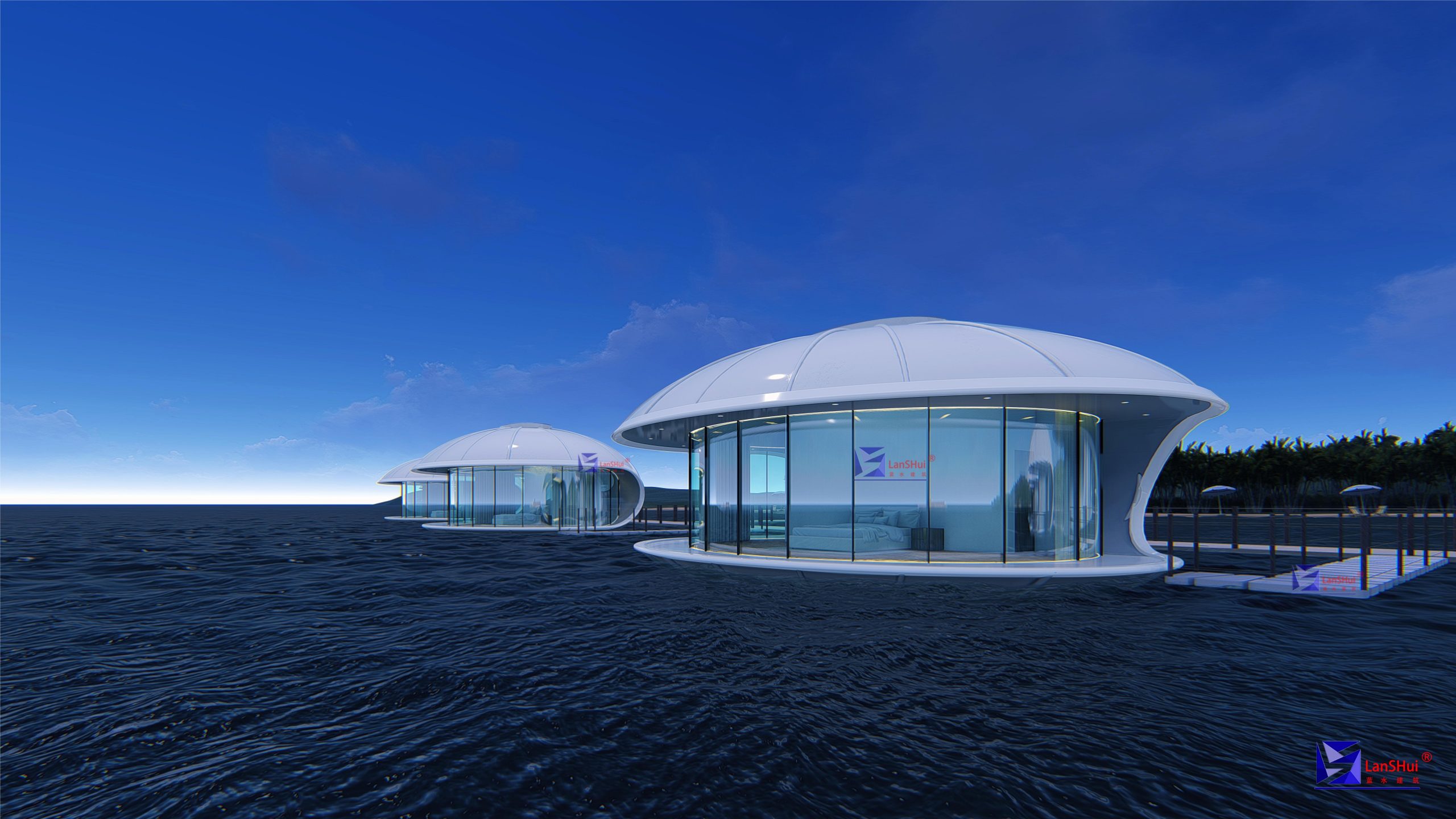 The Latest Design of Shell-Shaped Floating House – Floating Docks ...