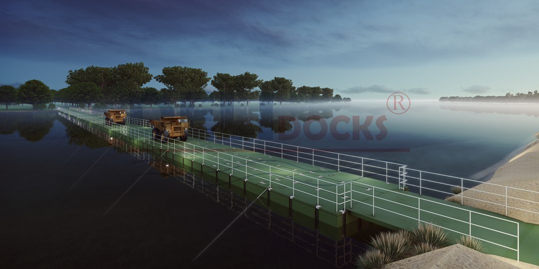 TRAFFIC PONTOON BRIDGE