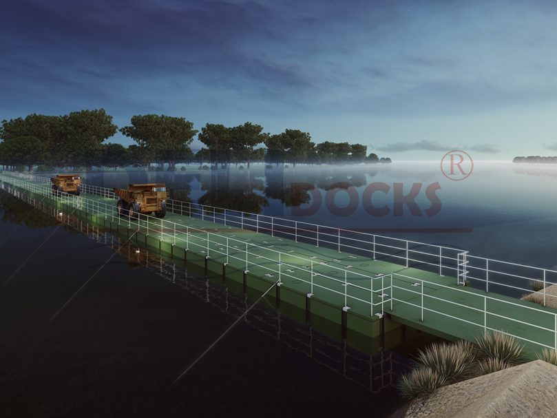 TRAFFIC PONTOON BRIDGE