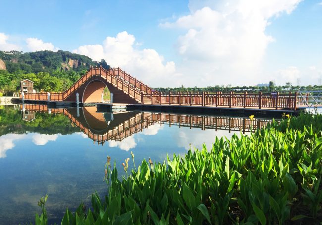 LANDSCAPE FLOATING BRIDGE
