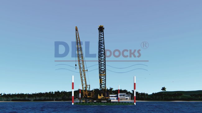 Floating Construction/ Working Platform