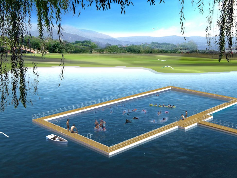 FLOATING SWIMMING POOL