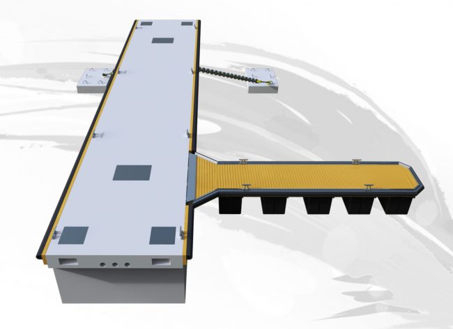 Galvanized Steel Floating Docks