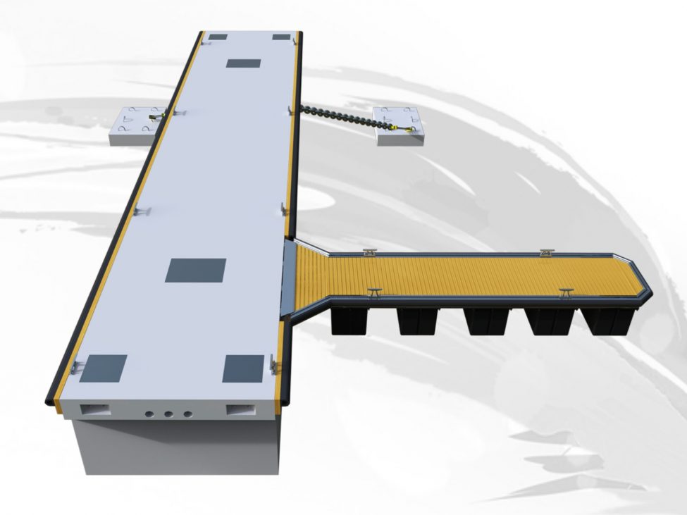 Galvanized Steel Floating Docks