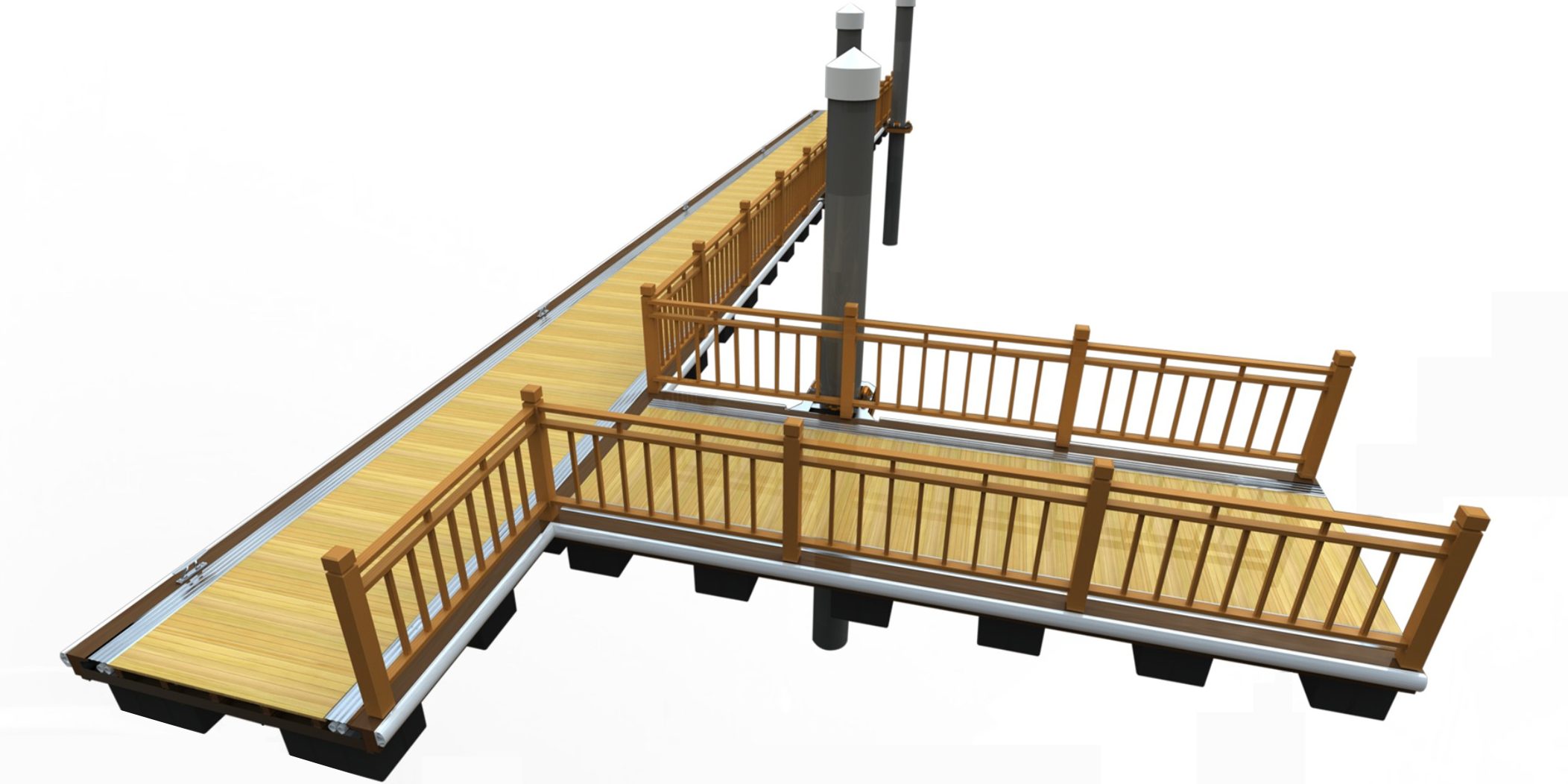 Galvanized Steel Floating Docks