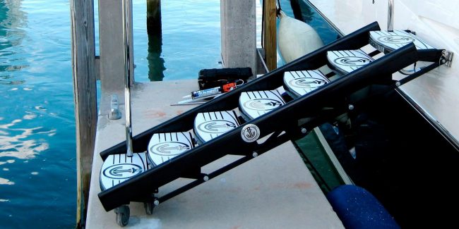 CARBON FIBER YACHT BOARDING STAIRS