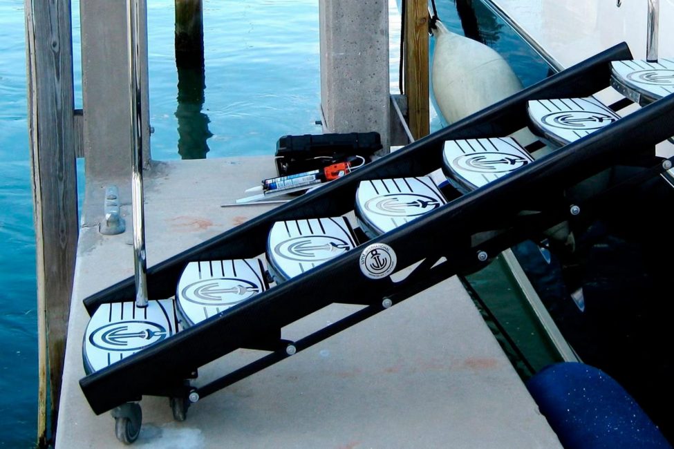 CARBON FIBER YACHT BOARDING STAIRS CARBON FIBER YACHT BOARDING STAIRS