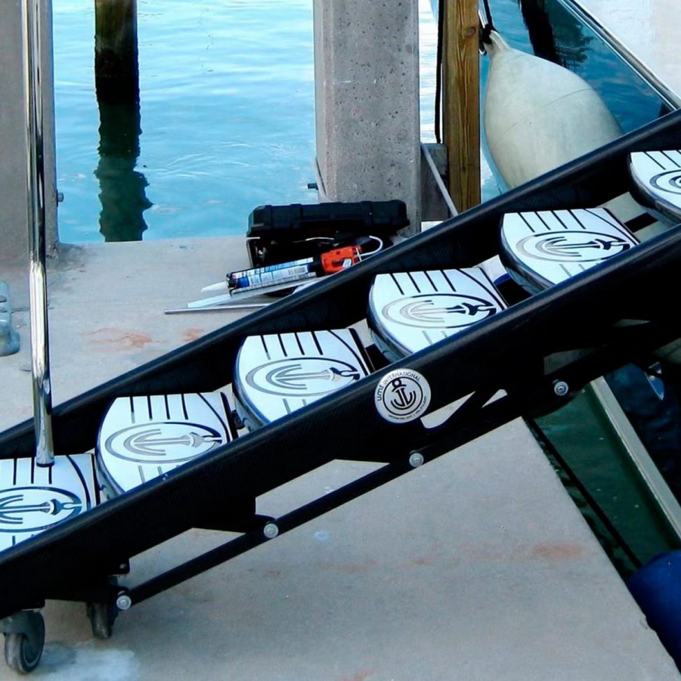 CARBON FIBER YACHT BOARDING STAIRS