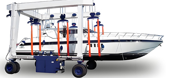 Mobile marine crane